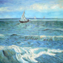 Seascape at Saintes-Maries - Vincent van Gogh